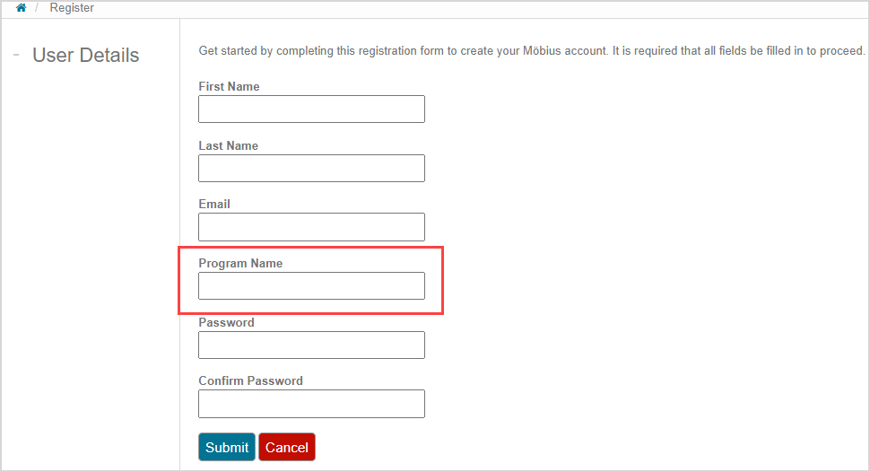 New custom fields are between Email and Password on the User Details pane.